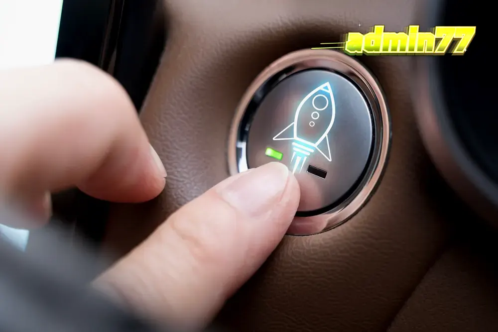 Pemain sedang menikmati permainan slot modern di perangkat seluler dengan antarmuka yang bersih.