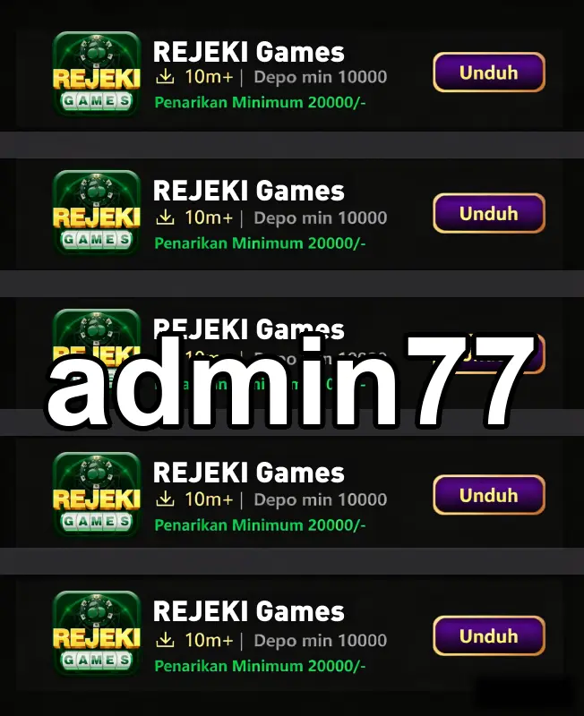 admin77 Tangkapan Layar Resmi APK